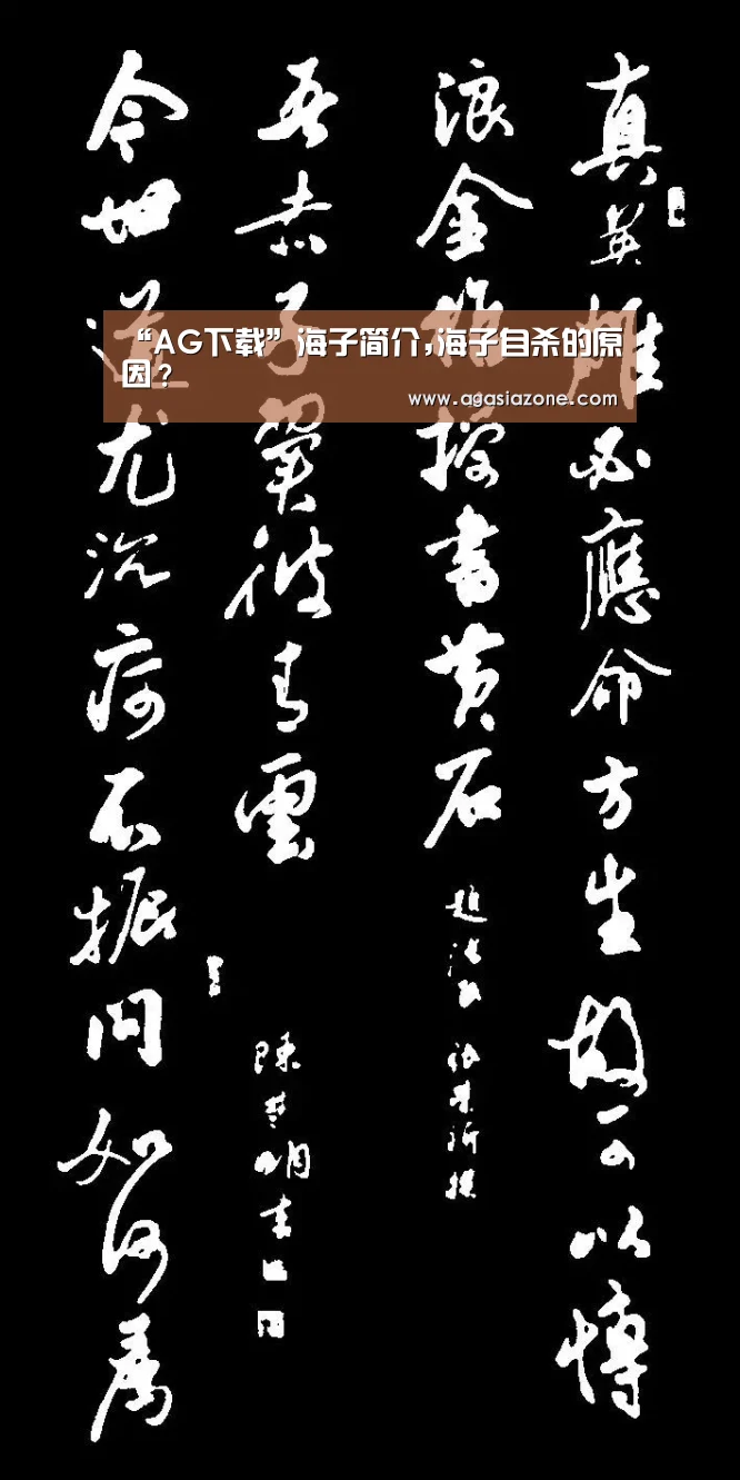 “AG下载”海子简介,海子自杀的原因?(图2) AG竞猜